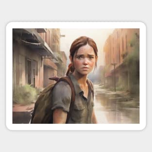 The Last of Us fan art - Ellie Sticker